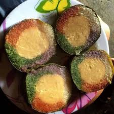 BÁNH TÉT CHAY BA MÀU