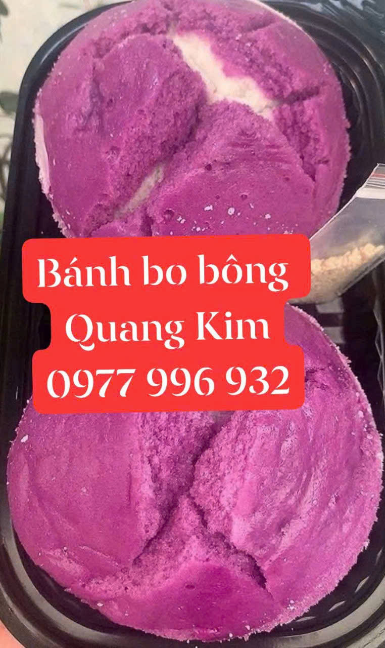 BÁNH BÒ BÔNG LÁ CẨM Ổ LỚN
